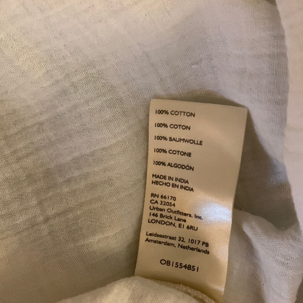 Free People Ivory Button-Front Peasant Top - Picture 12 of 16